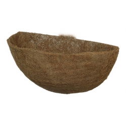 Przyścienny koszyk wiszący z matą kokosową - piękna ekspozycja kwiatów - 35 cm