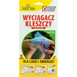 Wyciągacz kleszczy w formie karty - zawsze pod ręką - dla ludzi i zwierząt - Zielony Dom