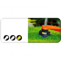 Linka tnąca do podkaszarki, żyłka - gwiazdka - 2,4mm, 15m - Cellfast