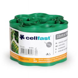 Zielone obrzeże trawnikowe - 10 cm, 9 m - Cellfast