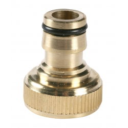 Przyłącze na kran mosiężne z gwintem zewnętrznym - 1/2" - Greenmill