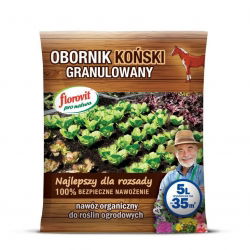Ekologiczny obornik koński - granulowany - Florovit - 5 litrów