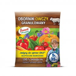 Ekologiczny obornik owczy - granulowany - Florovit - 5 litrów