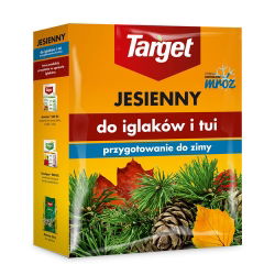 Nawóz jesienny do drzew i krzewów iglastych - gwarantuje mrozoodporność i zimotrwałość iglaków - Target - 1 kg