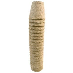 Doniczki torfowe okrągłe 7 cm śr. x 8 cm wys. - 200 sztuk