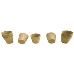 Doniczki torfowe okrągłe 7 cm śr. x 8 cm wys. - 5 sztuk