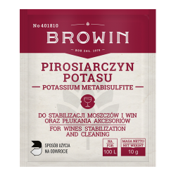 Pirosiarczyn potasu - do stabilizacji moszczów i win - 10 g