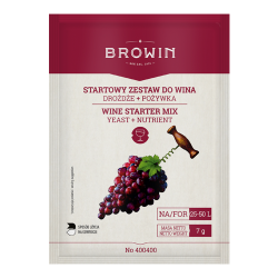 Zestaw startowy do wina - drożdże + pożywka - do 50 litrów!