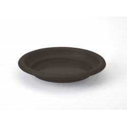 Podstawka do doniczki okrągłej Agawa - 24 cm - mokka