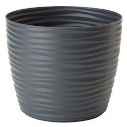 Osłonka okrągła Sahara petit - 13 cm - antracyt