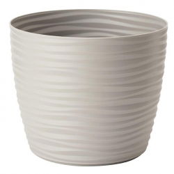 Osłonka okrągła Sahara petit - 15 cm - jasnoszara