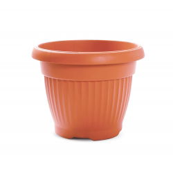 Doniczka zewnętrzna Terra śr. 20 cm - terakota