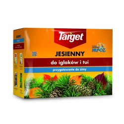 Nawóz jesienny do iglaków - zwiększa mrozoodporność i zimotrwałość iglaków - Target - 4 kg