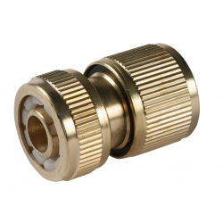 Szybkozłączka przelotowa mosiężna - 1/2"