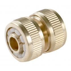 Reparator, złączka, łącznik węży - mosiężny - 1/2"