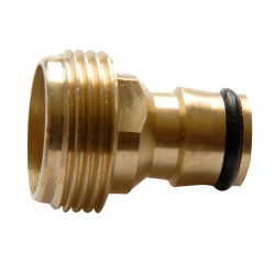 Adapter mosiężny z gwintem zewnętrznym - 3/4"