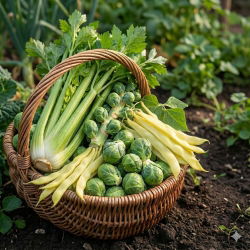 Warzywa do uprawy współrzędnej - Zestaw 10 - 3 gatunki nasion