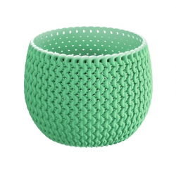 Doniczka okrągła Splofy Bowl Basic - 18 cm - szałwia