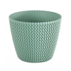 Doniczka okrągła Splofy - 19 cm - szałwia