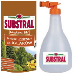 Nawóz jesienny do iglaków "Magiczna Siła" - zestaw z dozownikiem do węża ogrodowego