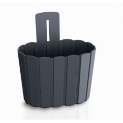Doniczka naścienna Boardee Wall - 19,4 cm - antracyt