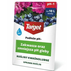Podłoże pH- - zakwasza i obniża pH gleby - Target - 100 ml