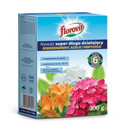 Nawóz super długo działający - rododendrony, azalie i hortensje - Florovit - 300 g