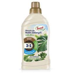 Nawóz do roślin zielonych 3 w 1 - użyźnia, odżywia i chroni - Pro Natura - Florovit - 1 l