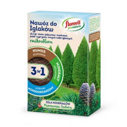 Nawóz do iglaków 3 w 1 - użyźnia, odżywia i chroni - Pro Natura - Florovit - 1 kg