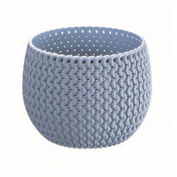 Doniczka okrągła Splofy Bowl Basic - 18 cm - lodowy szary