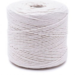 Sznur bawełniany wędliniarski - naturalny - 500g/360m
