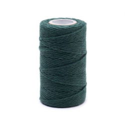 Sznurek bawełniany ogrodniczy - zielony - 100g/90m