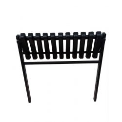 Ławka na cmentarz, cmentarna - żebrowana do wkopania - szerokość: 72 cm