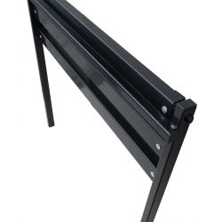 Ławka na cmantarz, cmentarna z prostymi sztachetami do wkopania - szerokość: 83 cm