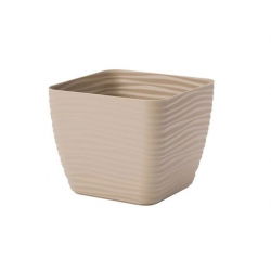 Osłonka kwadratowa Sahara petit - 13 cm - cafe latte