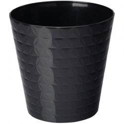 Osłonka okrągła Diament petit - 15 cm - czarny
