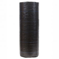 Agrotkanina czarna na chwasty - grubsza niż agrowłóknina - 1,60 x 10,00 m