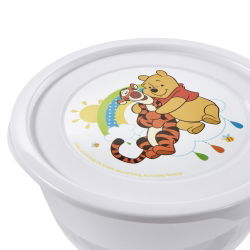 Zestaw 5 pojemników okrągłych - Iza "Winnie" - 0,5 litra - transparentny