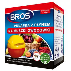 Pułapka z płynem przeciw muszkom owocówkom - BROS