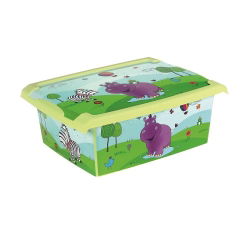 Pojemnik do przechowywania - Filip 'Hippo' - 10 litrów - limonka