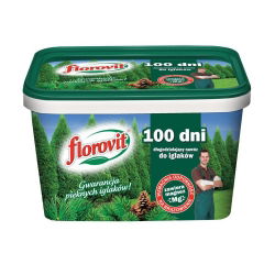 Długodziałający nawóz do iglaków - 100 dni - Florovit - 4 kg