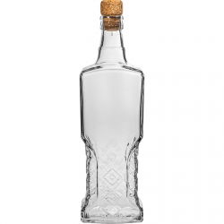 Butelka Kredensowa z korkiem - 500 ml