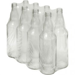 Butelka na wódkę - 500 ml - 8 szt.