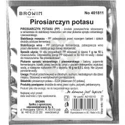 Pirosiarczyn potasu - do stabilizacji moszczów i win - 100 g