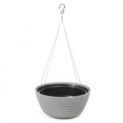 Misa okrągła wisząca Jersey - 30 cm - szara