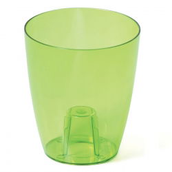 Doniczka do storczyków Coubi Duow śr. 16 cm - zielona