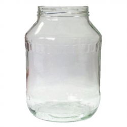 Słój zakręcany szklany, słoik - fi 100 - 2,65 l
