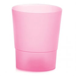 Coubi Dsto - doniczka do storczyków - 12,5 cm średnicy - różowa matowa