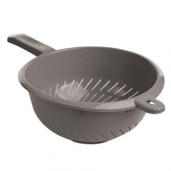 Cedzak z uchwytem - śr. 24 cm - Fabio -  miejski szary
