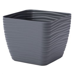 Osłonka kwadratowa Sahara petit - 19 cm - antracyt
